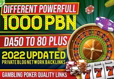 Different PowerFull 1000 PBN DA50 To 80 Plus 2022 Updated Casino Gambling Poker Judi quality Links
