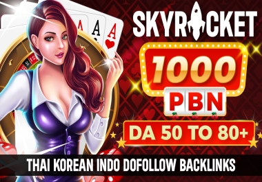 Skyrocket Your Site PBNs 1000 - with DA50+ Do follow links