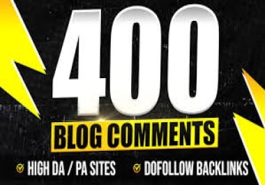 I will provide high quality 400 backlinks